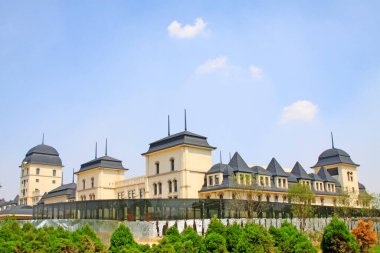 Bir parkta Avrupa peyzaj mimarisi