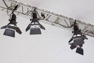 sahne ışıkları fotoğrafın yakınlaştırılması