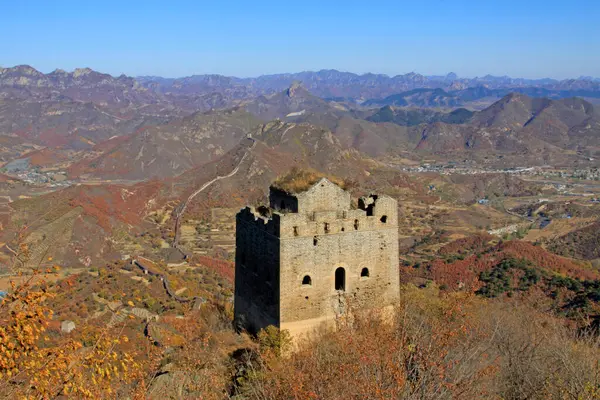 stock image Great Wall of China architectural scenery