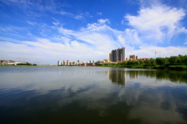 Rıhtım kenti manzarası, Çin