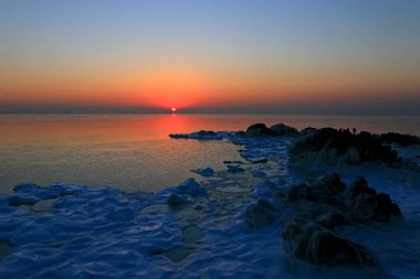 Deniz manzarası, beidaihe, Çin