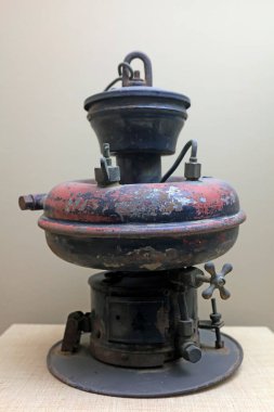 Fotoğrafın gaz lambası.