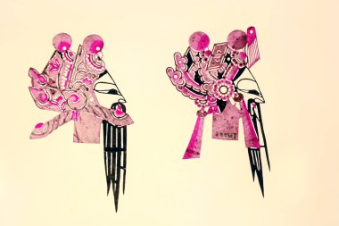 Çin gölge kuklaları.