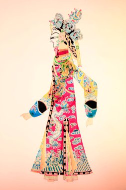 Çin gölge kuklaları.