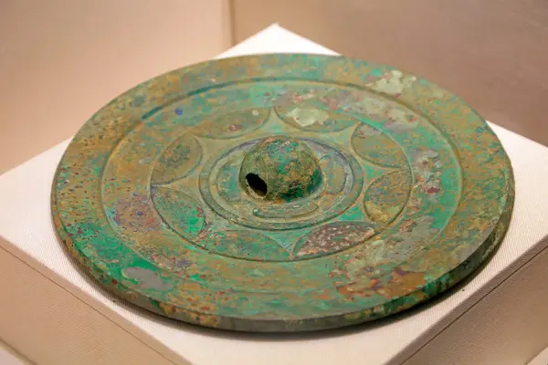 stock image Chinese ancient Bronze mirror