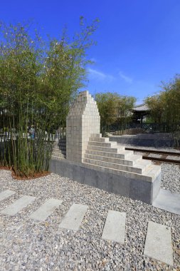 Tangshan, Chin 'deki South Lake Park manzarası.