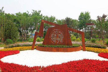 Çin Klasik Bahçesi 'nin mimari manzarası