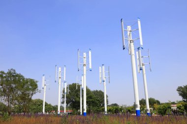 İç Moğolistan 'da dikey rüzgar türbini, Chin