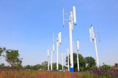 İç Moğolistan 'da dikey rüzgar türbini, Chin