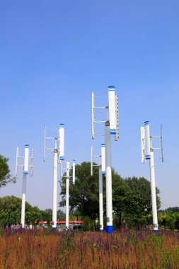 İç Moğolistan 'da dikey rüzgar türbini, Chin