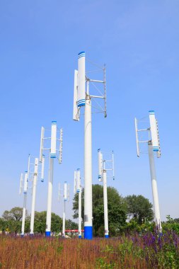 İç Moğolistan 'da dikey rüzgar türbini, Chin