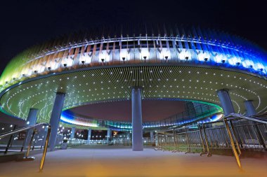 Tangshan - 21 Haziran 2016 'da Tangshan' daki Tangshan Dünya Bahçıvanlık Sergisi 'nde düşük karbon bilim ve teknoloji müzesi, Tangshan şehri, Hebei, Çin