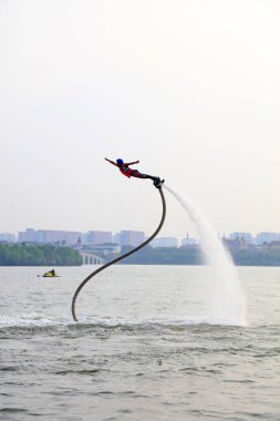 Tangshan City - 8 Temmuz 2016: Parklar, Tangshan City, Hebei, Chin