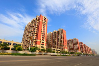 Luannan County - 16 Temmuz 2016 'da şehir inşaatı, Luannan County, Hebei, Çin