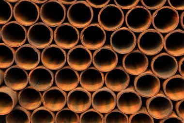 İnşaat alanında çelik kesiti