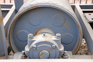 gri mekanik ekipman, fotoğrafa yakın çekim