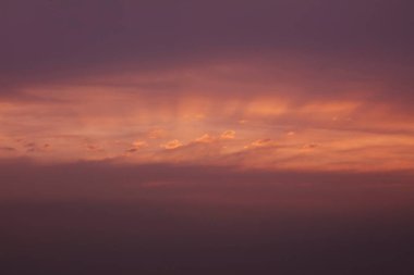 Şafak vakti fotoğrafa yakın çekim