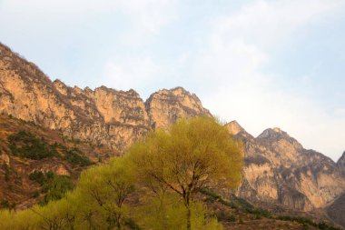 Dağ bölgesindeki doğal manzara