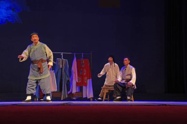 Tangshan City - May 6, 2016: Chinese Peking Opera stills, Tangshan City, Hebei Province, China clipart