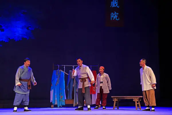 stock image Tangshan City - May 6, 2016: Chinese Peking Opera stills, Tangshan City, Hebei Province, China