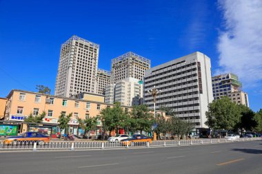 Fotoğrafın şehir mimari manzarası.