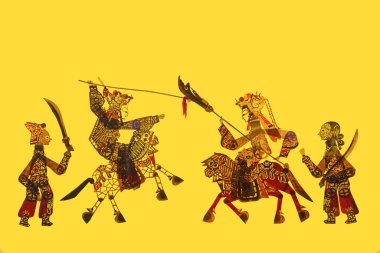 Çin gölge kuklaları.