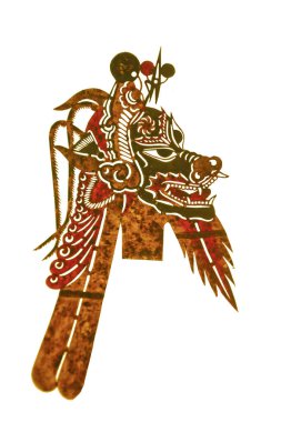 Çin gölge kuklaları.