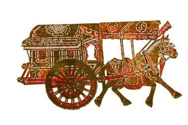 Çin gölge kuklaları.