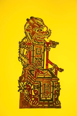 Çin gölge kuklaları.