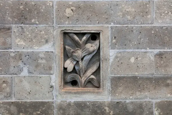 Kaliteli Çin tarzı duvar oymaları fotoğrafların yakın plan çekimleri.