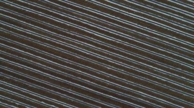 Tarlada sadece plastik film mısır, hava fotoğrafı ve Kuzey Çin var.