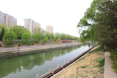 Pekin 'deki Kunyu Nehri Manzarası