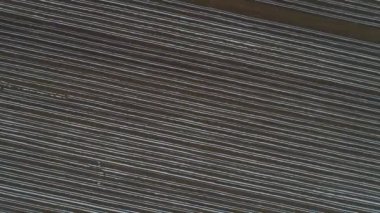 Tarlada sadece plastik film mısır, hava fotoğrafı ve Kuzey Çin var.