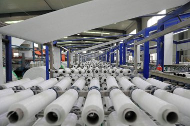 Plastik fiber üretim hattının mekanik ekipmanları, Kuzey Çin