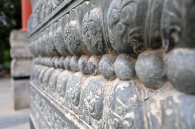 Kaya oymacılığı, mimari manzara, Beihai Parkı, Pekin