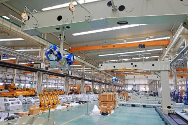 Kaynak ekipmanlarının üretim hattında bulunan mekanik ekipman, Ltd., Kuzey Çin