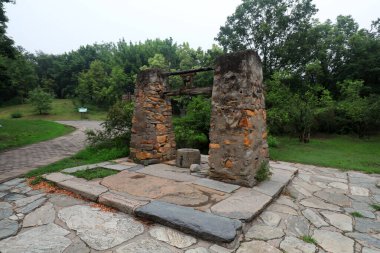 Antik Çin su kuyusu mimari peyzaj, Pekin