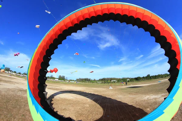 Cha März Bunte Drachen Beim Thailand International Kite Festival März — Stockfoto