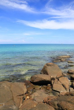 güzel deniz manzarası. Koh samet Island Tayland