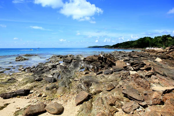 Krajobraz Morze Wyspa Koh Samet Tajlandii — Zdjęcie stockowe