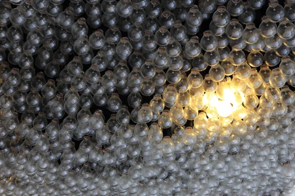 Eco Energibesparande Glödlampa Glödande Kompakt Fluorescerande Glödlampa — Stockfoto