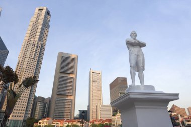 Efendim raffles heykeli, Singapur