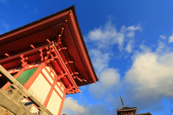 Храм Кьомідзу Зимовому Сезоні Кіото Японія Побудований 1633 Одним Найвідоміших — стокове фото