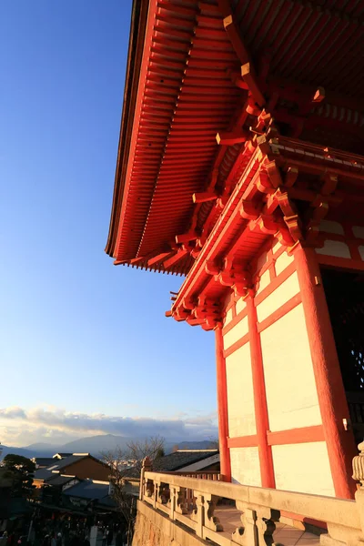 Kyomizu Tempel Het Winter Seizoen Kyoto Japan Gebouwd 1633 Een — Stockfoto