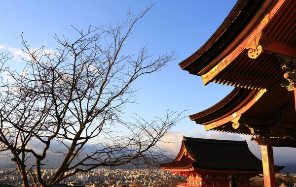 Kyomizu Temple Winter Season Kyoto Japan Construido 1633 Uno Los —  Fotos de Stock