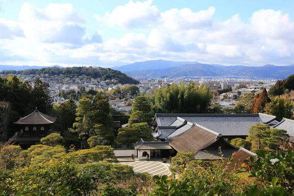 stock image Temple of the Silver Pavilion in Kyoto, Japan