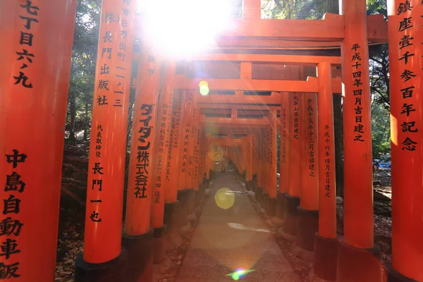 Santuario Fushimi Inari Taisha Kyoto Japón —  Fotos de Stock