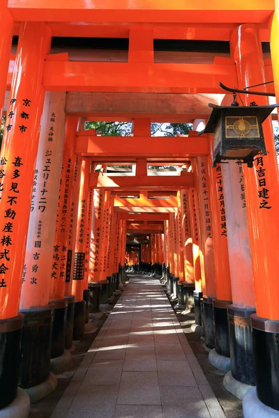 Santuario Fushimi Inari Taisha Kyoto Japón —  Fotos de Stock