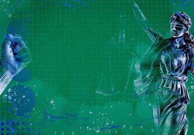 Adalet heykeli kavramına sahip arka plan duvar kağıtları. Düzen ve hukuk adaleti fikri. Metin için kopyalanma alanı. Yüksek kalite fotoğraf