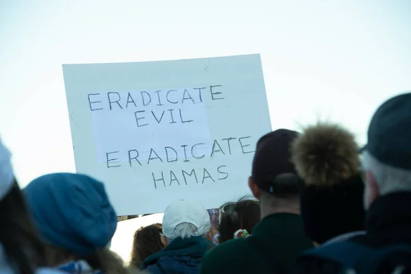Les Juifs Américains Leurs Alliés Ont Participé Marche Pour Israël Image En Vente